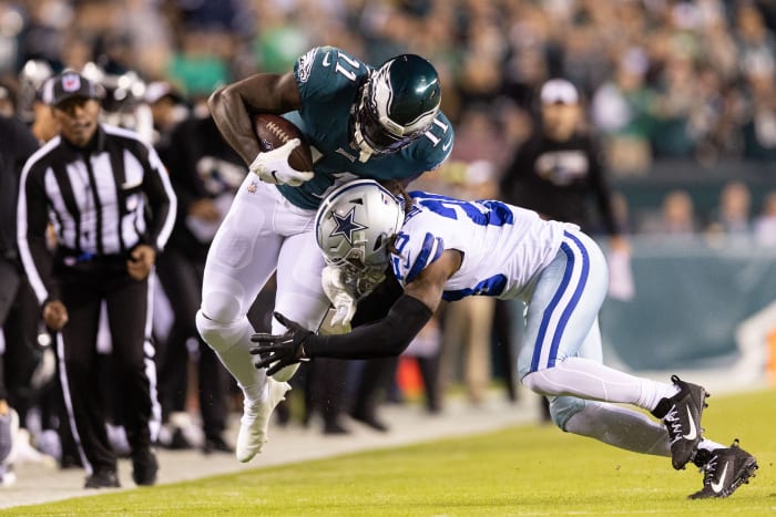 A.J. Brown and the Philadelphia Eagles will take on the Dallas Cowboys in Week 9.
